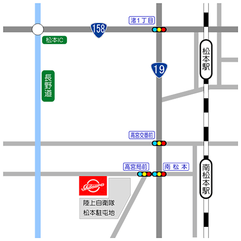 松本工場地図
